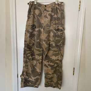 Rare Y2K Da-Nang camouflage cargo pants